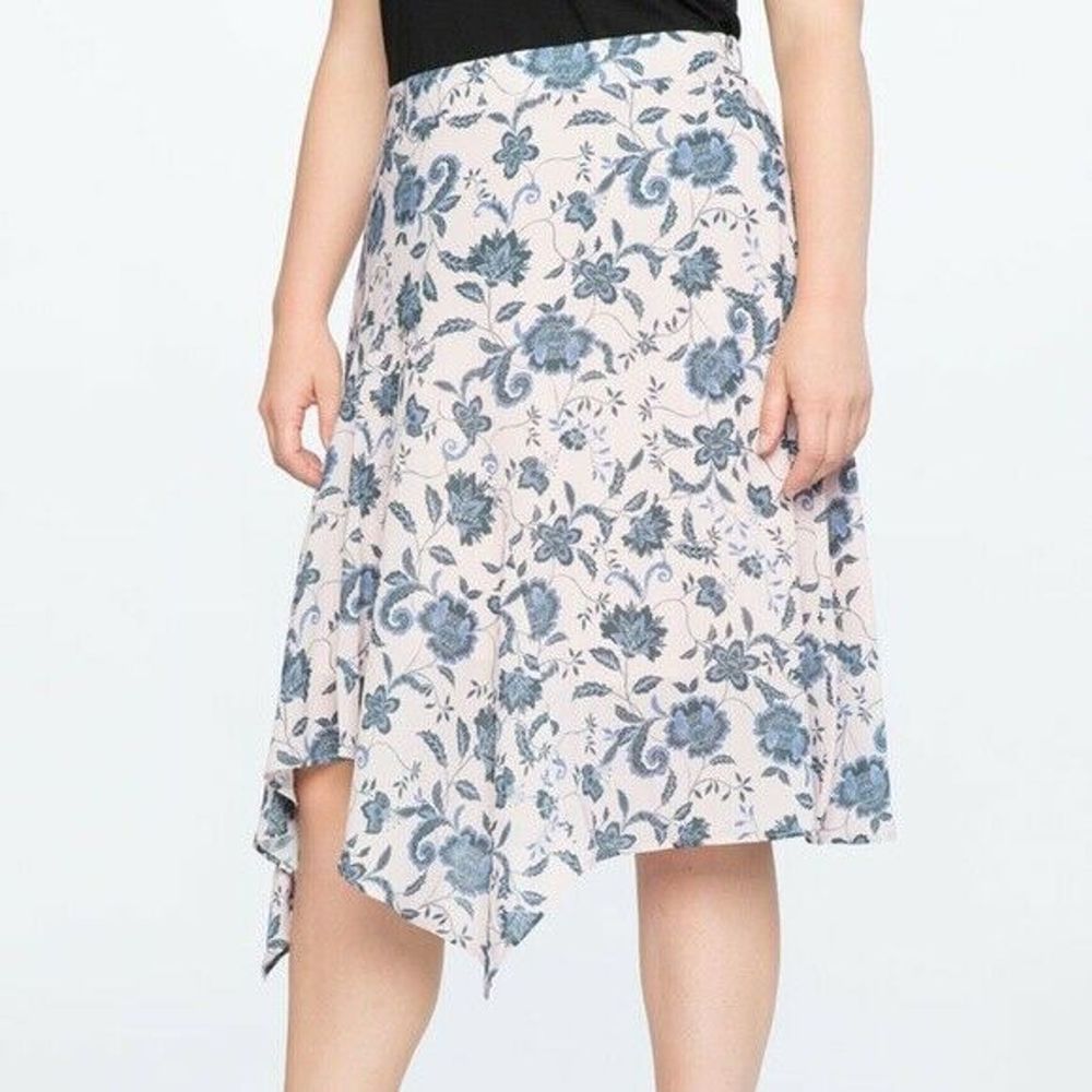 Eloquii Womens Skirt Asymmetrical Pink 14 NWT N11
